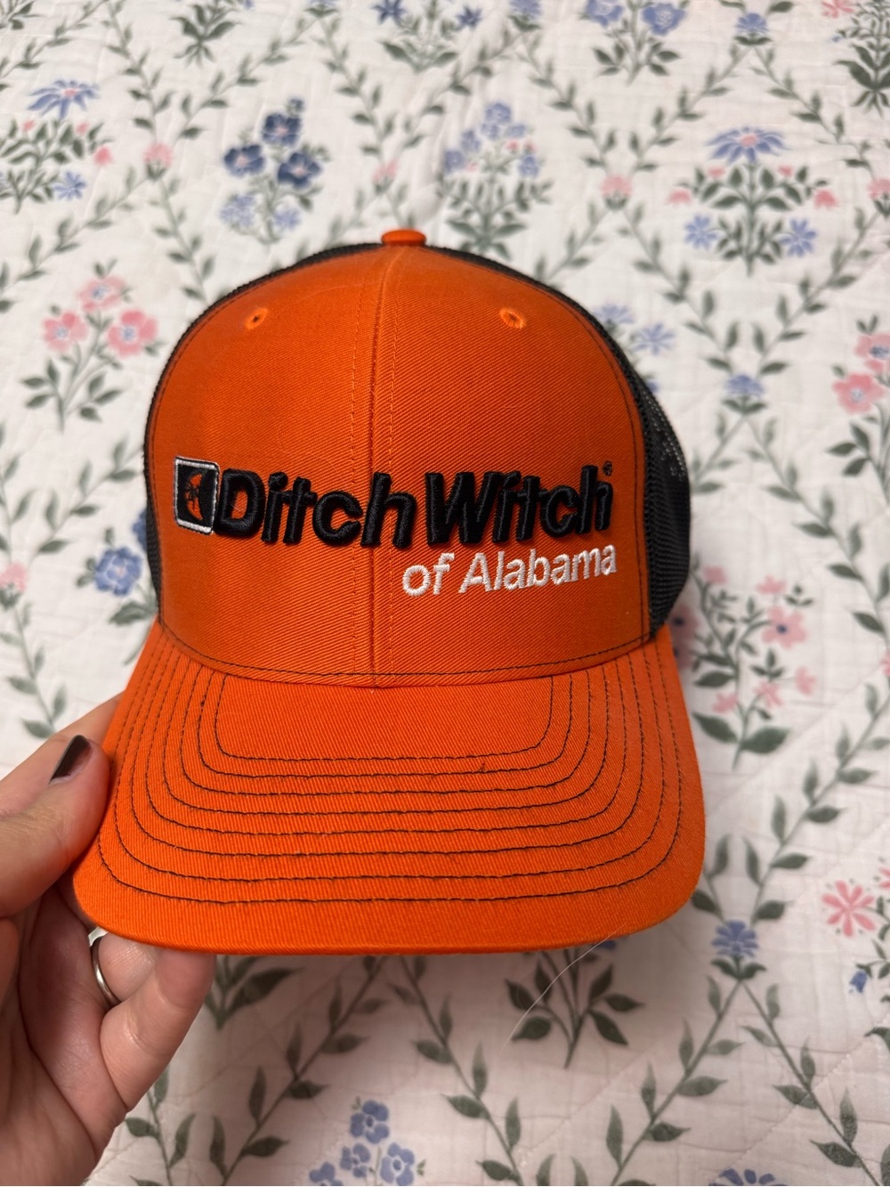 Ditch Witch of Alabama Orange Trucker Hat